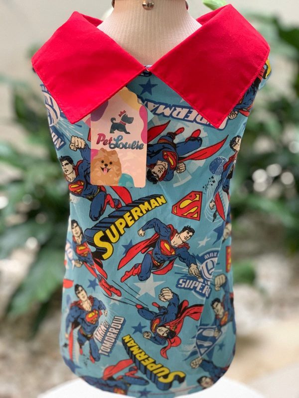 Camisa Superman Gola Vermelha (Filhotes Sato) - Imagem 2