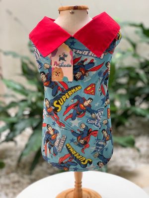 Camisa Superman Gola Vermelha (Filhotes Sato)
