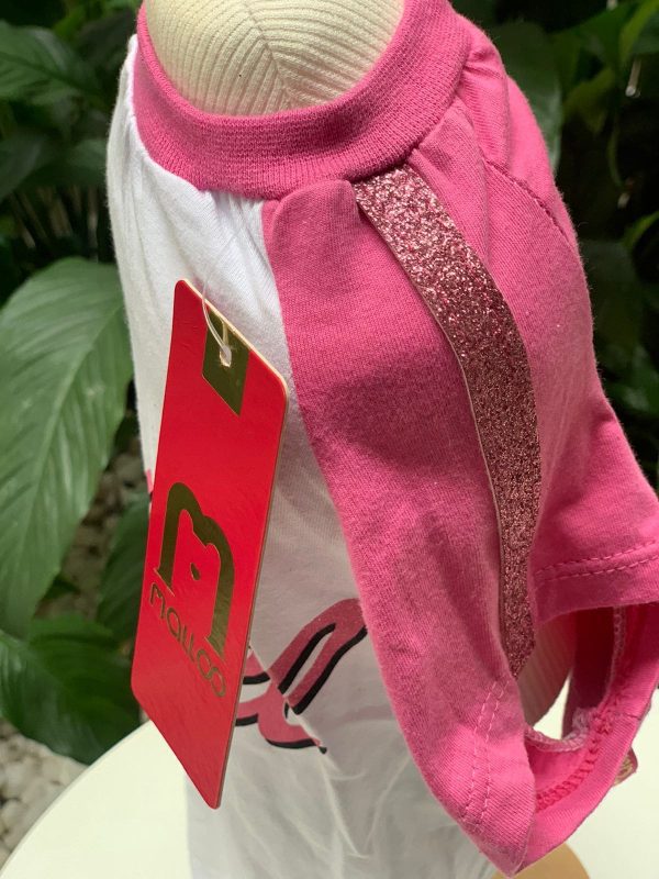 T-Shirt Bravel Branca Glitter (Malloo) - Imagem 3
