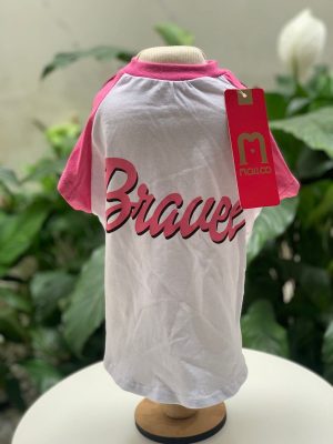 T-Shirt Bravel Branca Glitter (Malloo)