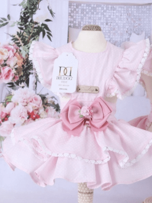 Vestido Frente Única Rosa Baby (DUDOG)