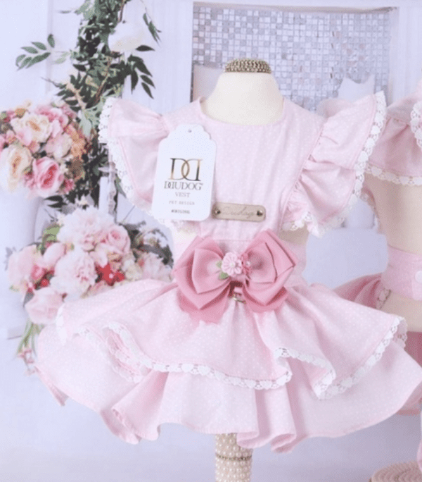 Vestido Frente Única Rosa Baby (DUDOG)