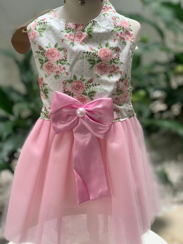 Vestido Floral Retro com Saia de Tule (Elenice) - Imagem 2
