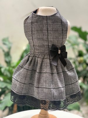Vestido Xadrez Pied de Poule (Elenice)