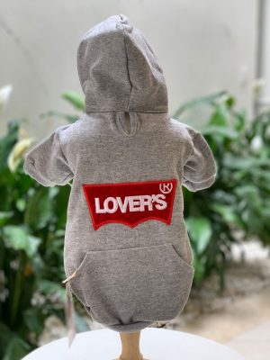 Moletom Lovers Cinza ( Filhotes Sato )