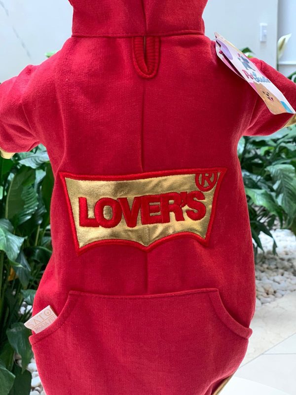 Moletom Lovers Vermelho (Filhotes Sato) - Imagem 2