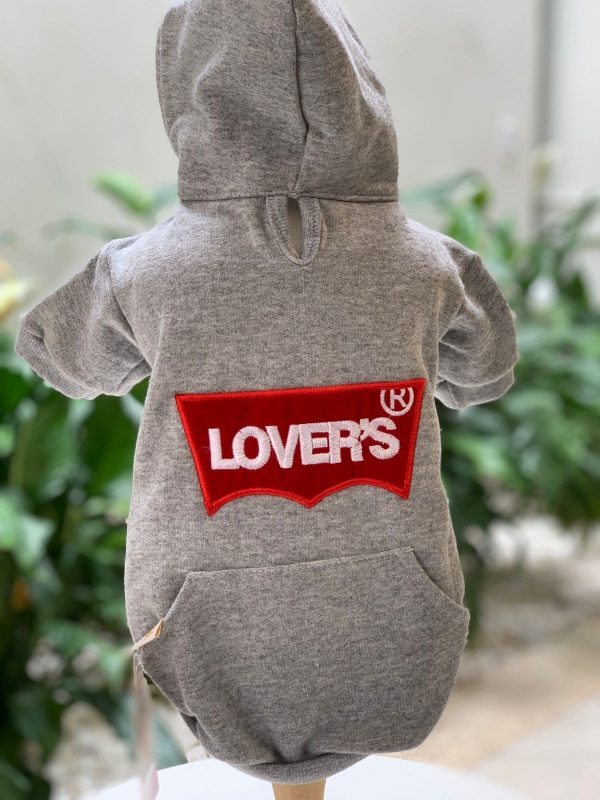 Moletom Lovers Cinza ( Filhotes Sato ) - Imagem 2