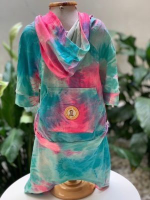 Macacão Tie Dye Azul e Pink (Simba Lovers)
