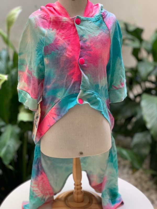 Macacão Tie Dye Azul e Pink (Simba Lovers) - Imagem 4