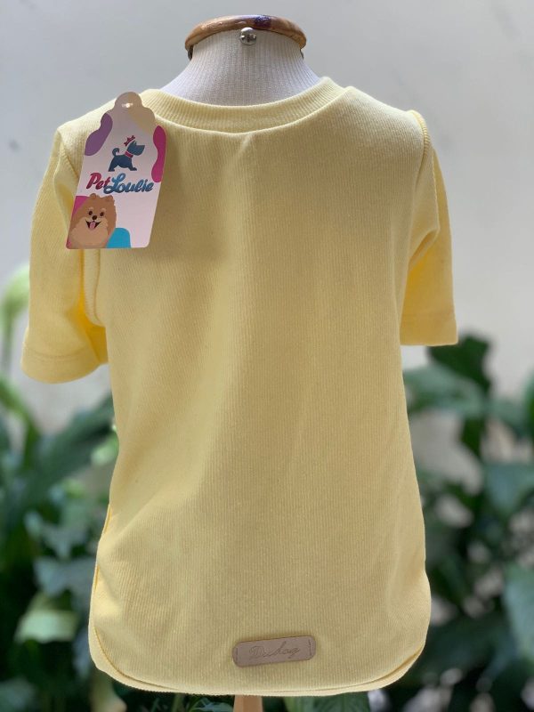 Camiseta Canelada Amarelo Baby (Dudog) - Imagem 2