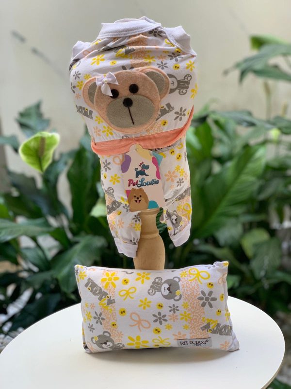 Pijaminha e Travesseiro Ursinho Teddy (DUDOG)