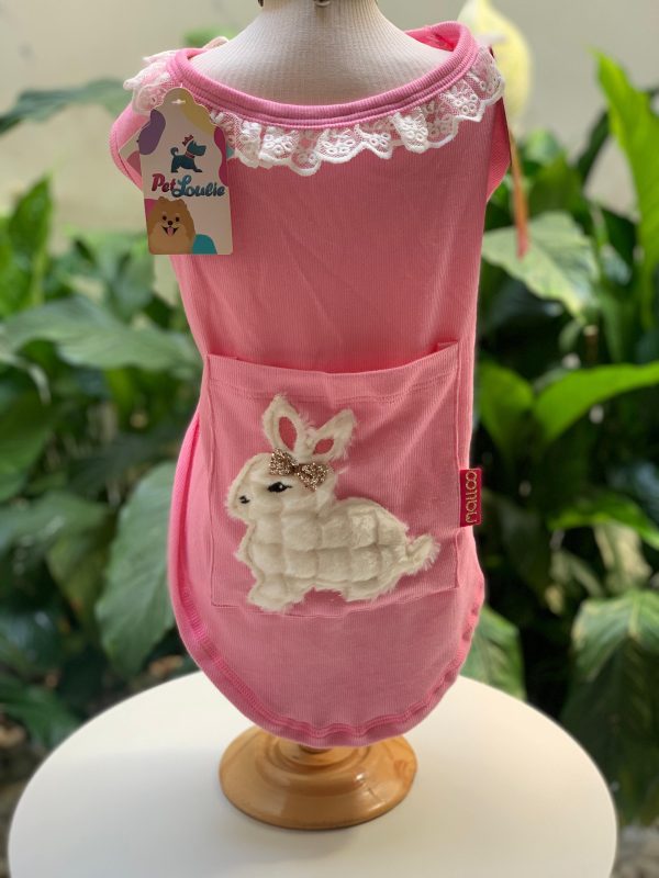 Regata Pijaminha Coelhinha Rosa (Malloo)