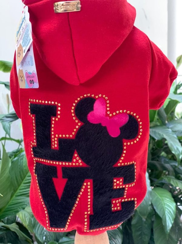 Moletom Minnie  Love Vermelho (Danusa) - Imagem 2
